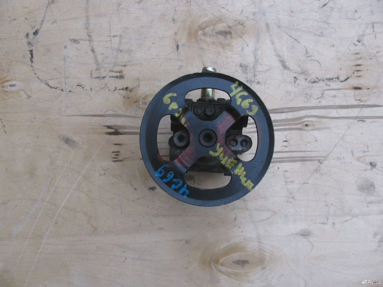 Гур mitsubishi outlander cu5w 4g69 гнутый шкив