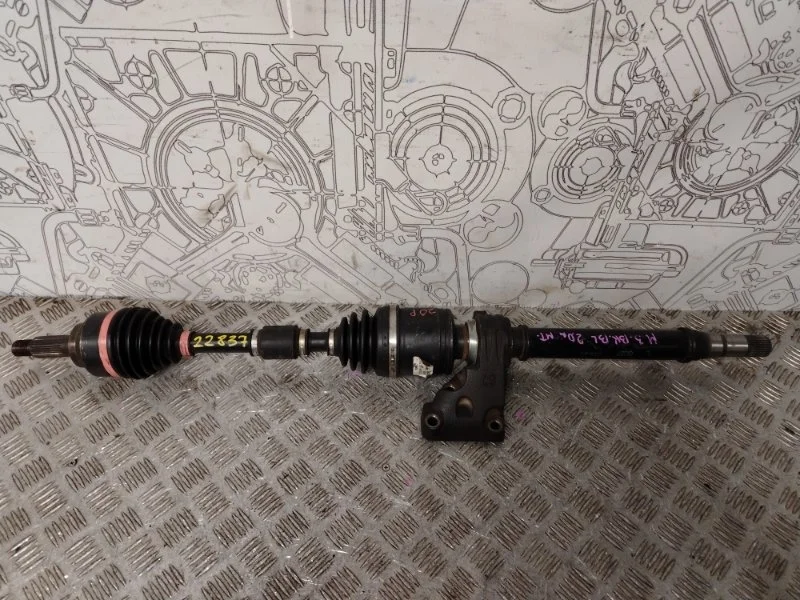 Привод правый Mazda 3 2012 GG6125500 BL, передний