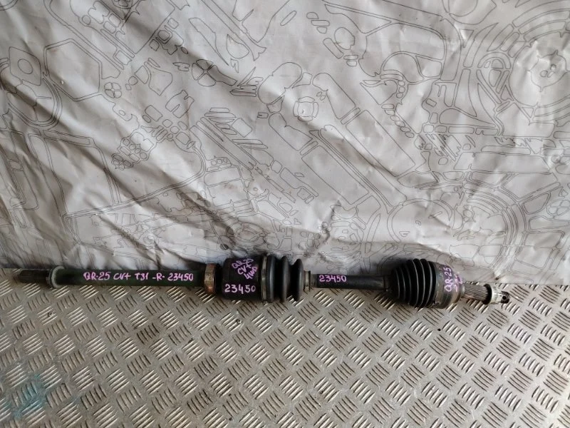 Привод Nissan X-Trail 2012 39100JG04C T31 QR25DE, передний правый