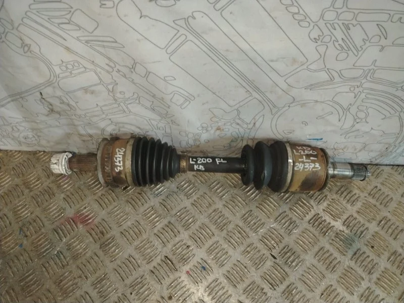 Привод MITSUBISHI L200 2010 MN107605 KB KH 4D56, передний левый