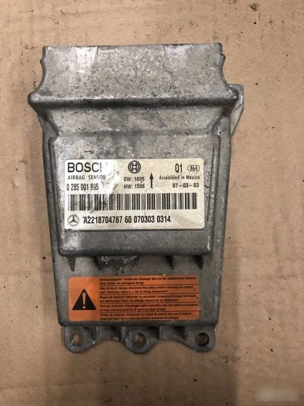 Блок управления AIR BAG MERCEDES-BENZ S-Class 2005—2009 0285001995 W221
