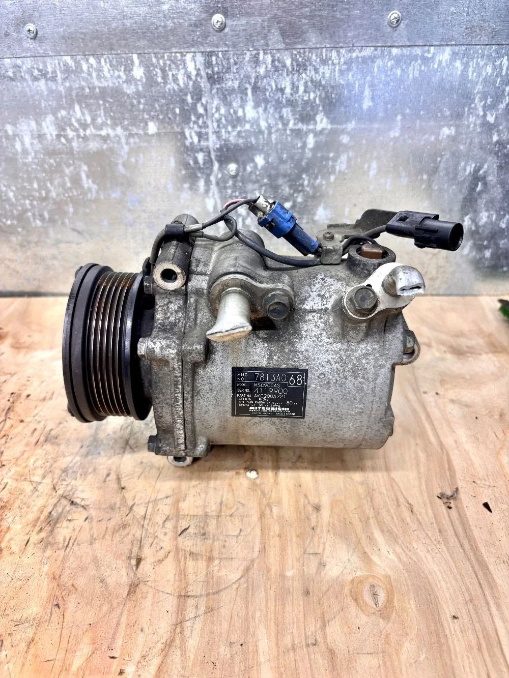 Компрессор кондиционера Mitsubishi Lancer X (2007—2010)