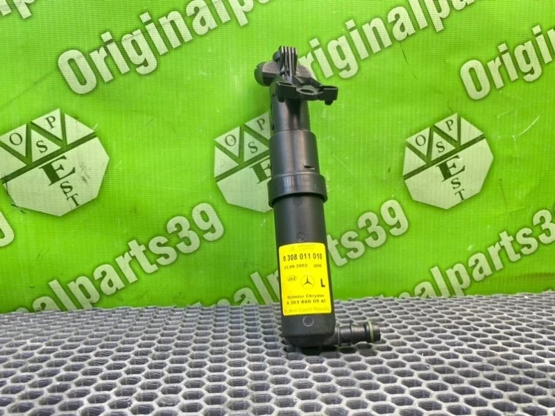 Форсунка омывателя фар Mercedes-Benz C-Class 2002 A2038600547 S203 4MATIC M112.953 3.2, левая