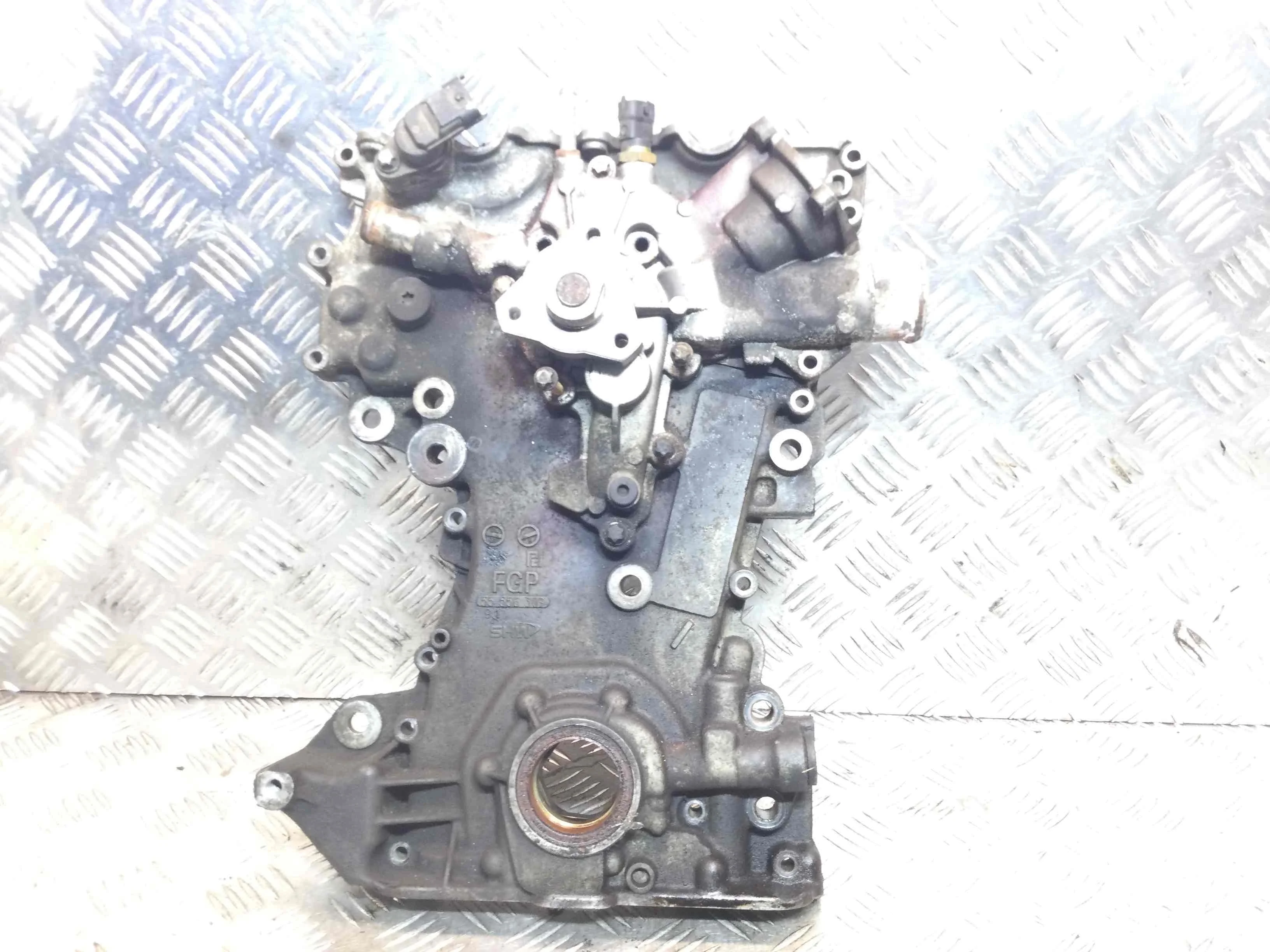 Крышка двигателя передняя Opel Corsa D (2006-2011) бензин 1.2 i Механика Х/б