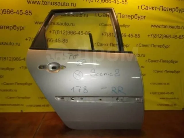 Дверь задняя правая RENAULT 7751475409 Scenic II рестайлинг (2006—2009)