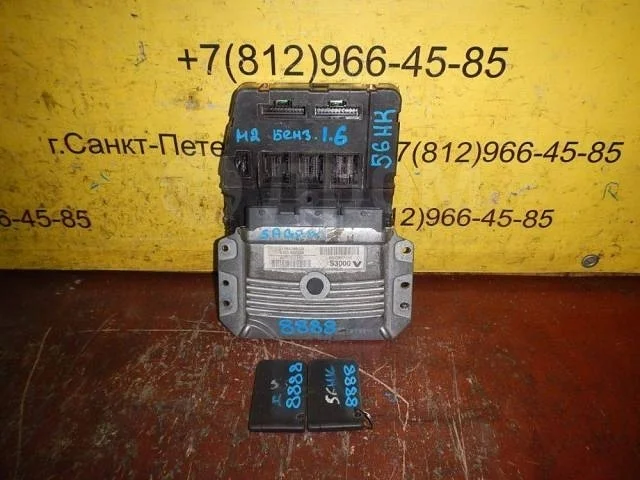 Блок управления двигателем RENAULT 8200387138 Megane II рестайлинг (2006—2009)