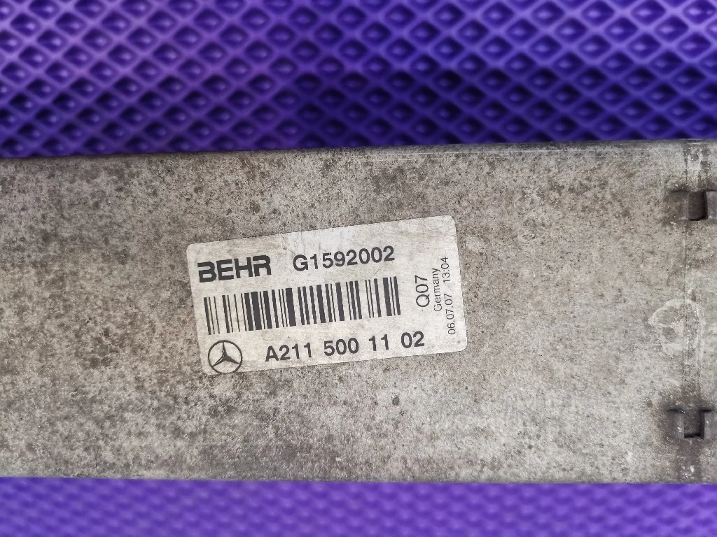 Интеркулер Mercedes W211, рестайл