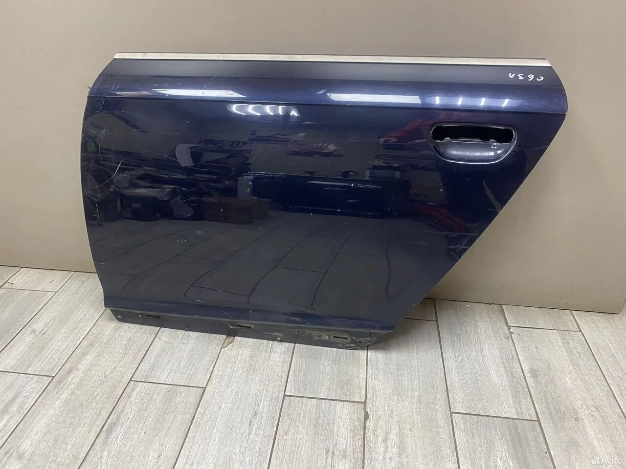 Дверь задняя левая audi a6 4f c6