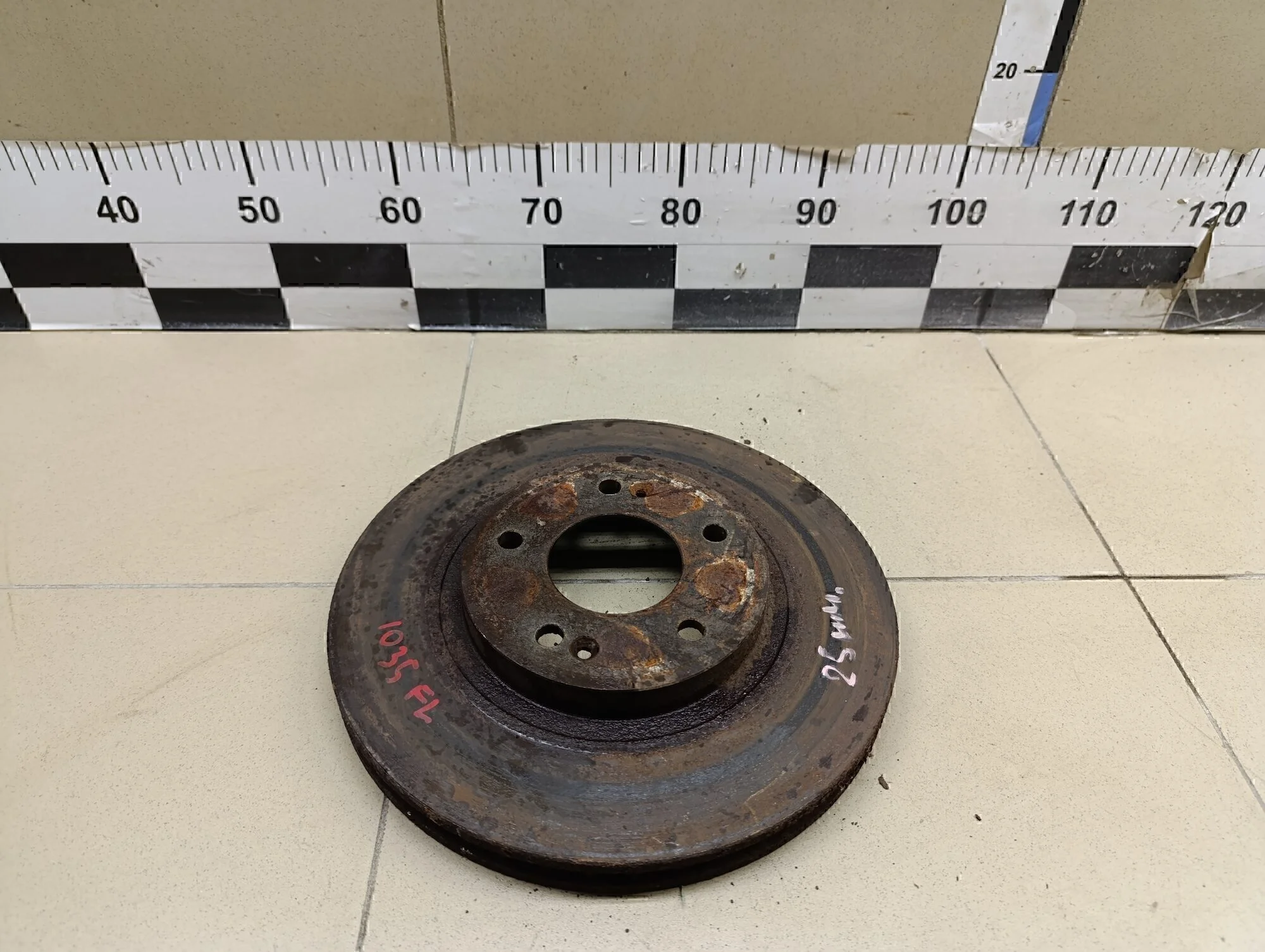 Диск тормозной передний вентилируемый Santa Fe (SM)/ Santa Fe Classic 2000-2012