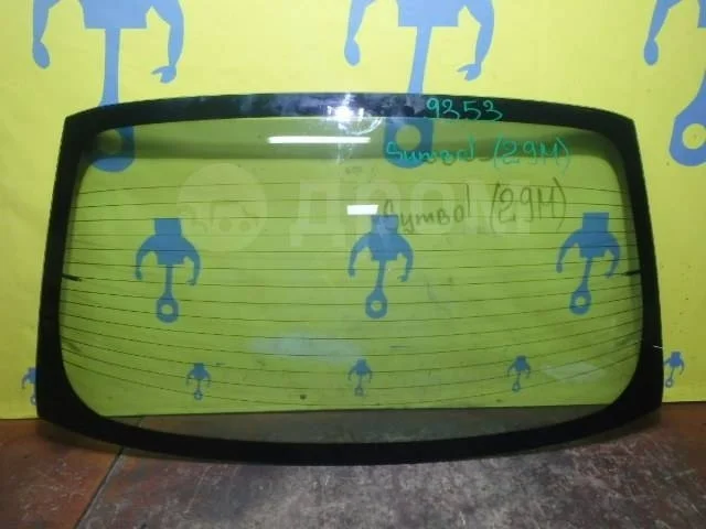 Стекло заднее Renault Symbol I рестайлинг (2002—2006)