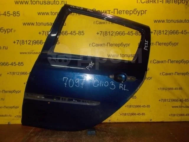 Дверь задняя левая Renault Clio III (2005—2009)
