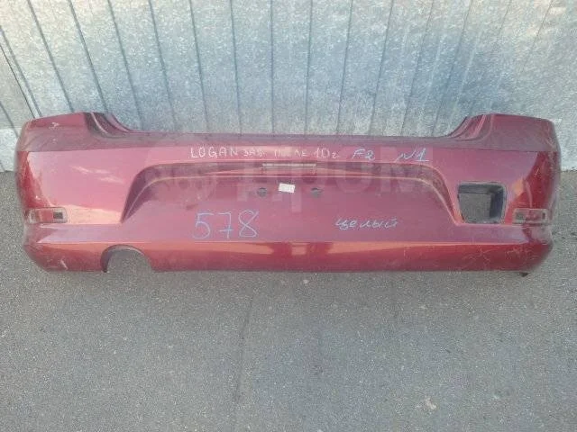 Бампер задний Renault Logan I рестайлинг (2009—2015)