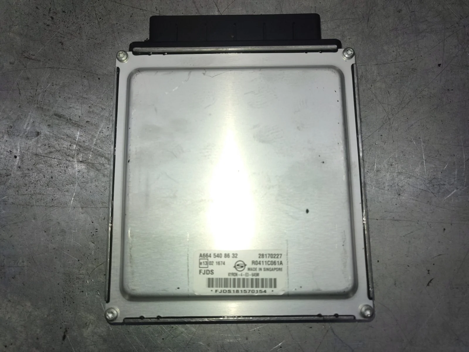 Блок управления двигателем SsangYong Kyron 2008 D130