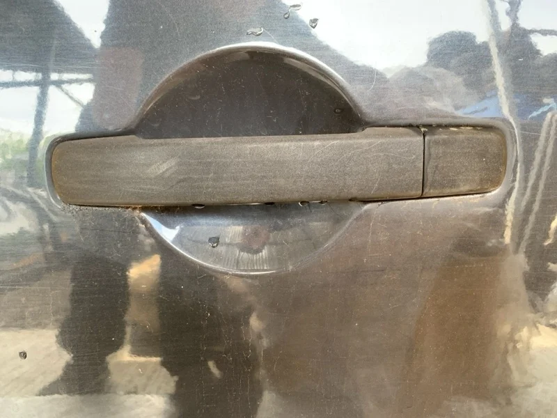 Ручка двери наружная задняя левая Nissan Navara (D40) 2004-2015 2008 80640EB100 ПИКАП 2.5 D YD25DDTI