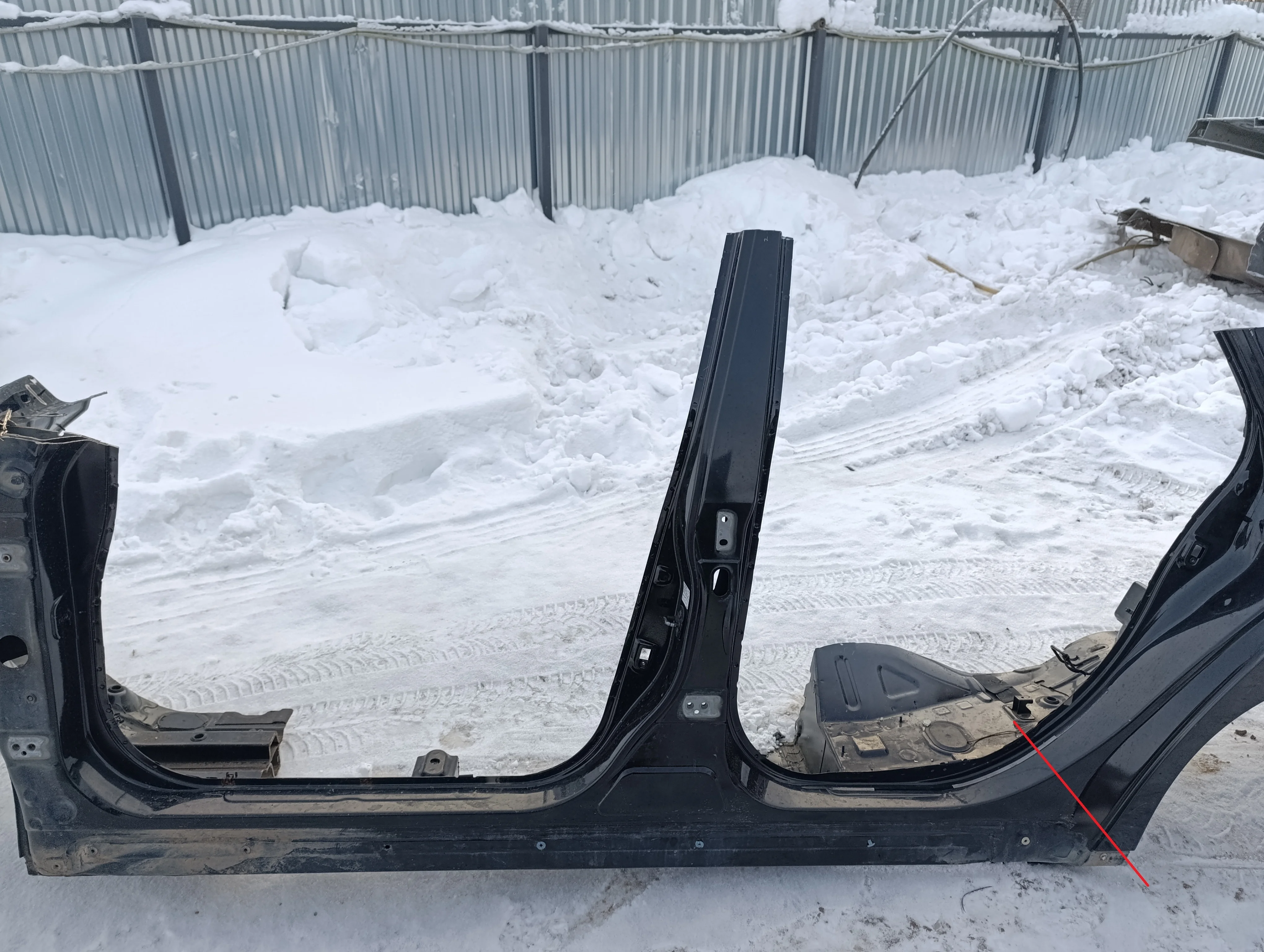 Порог со стойкой левый Almera (G15) 2013>