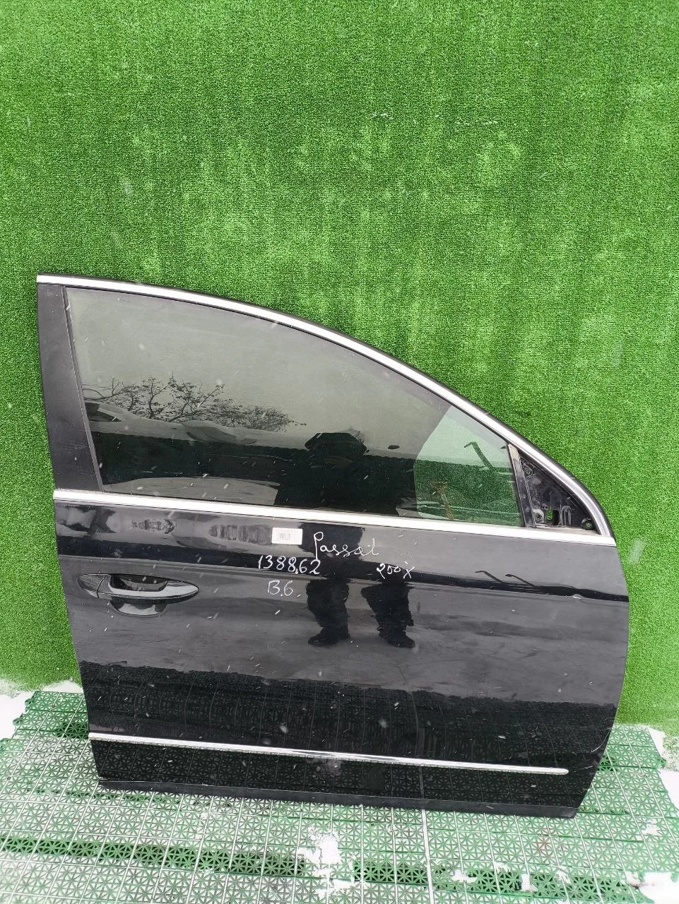 Дверь VOLKSWAGEN PASSAT B6 2005- передняя правая чёрная б/у PASSAT B6(2005-2010)