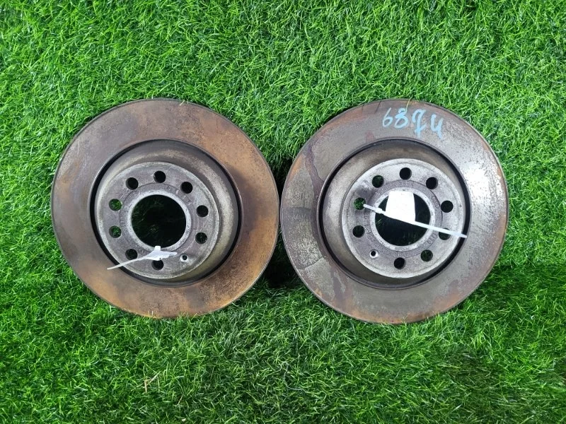 Комплект тормозных дисков Audi A6 2004 4F0615601E C6 BDW 2.4, задний