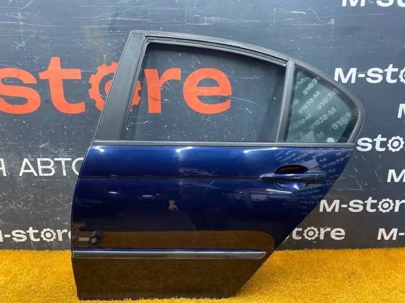 Дверь Bmw 3-Series 2003 41527034153 E46 N42B20A, задняя левая