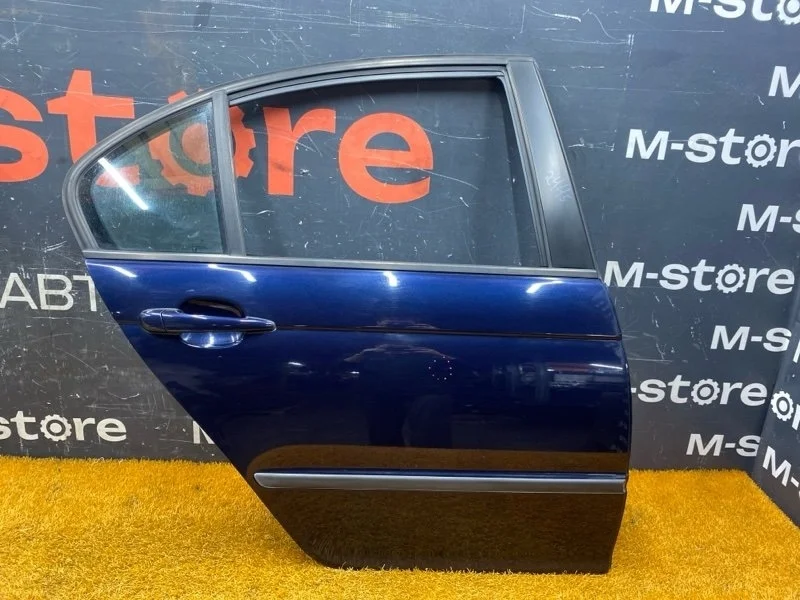 Дверь Bmw 3-Series 2003 41527034154 E46 N42B20A, задняя правая