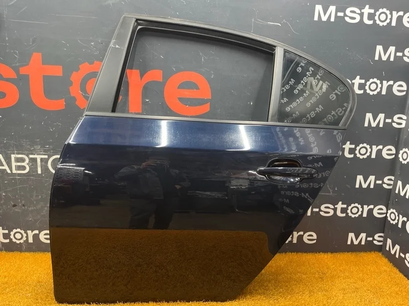 Дверь BMW 5-Series 2006 41009631831 E60 N52B25A, задняя левая