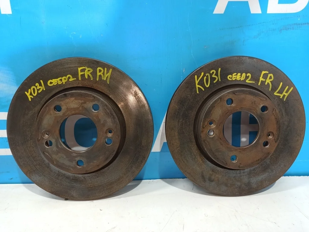 диск тормозной Kia Ceed 2 JD 2015-2018 10.02.2017