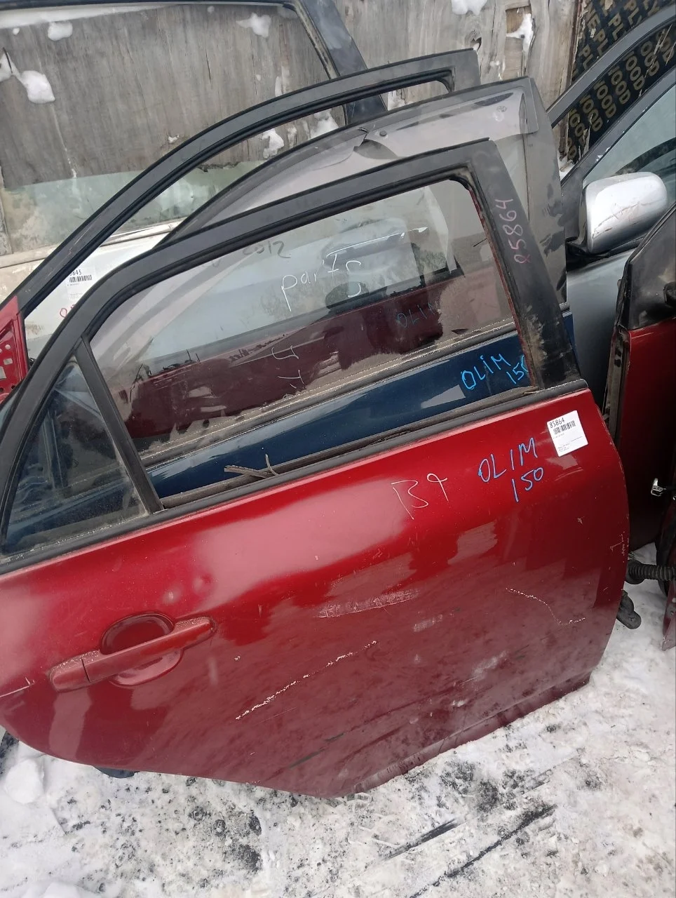 Дверь Toyota Corolla 2006-2012 6700312A20 150, задняя правая