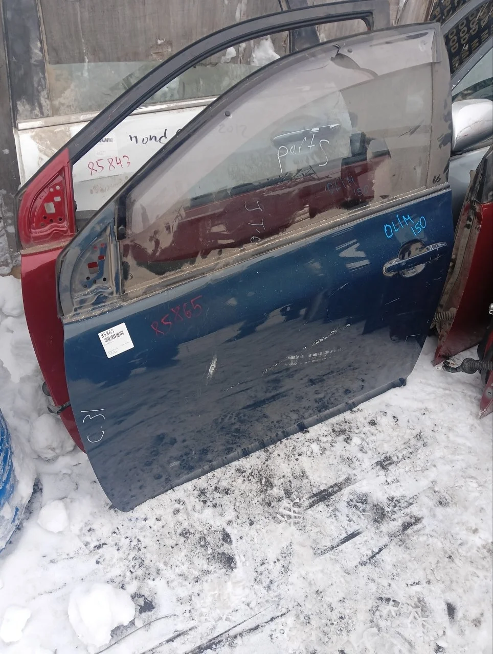 Дверь Toyota Corolla 2006-2012 6700212A30 150, передняя левая