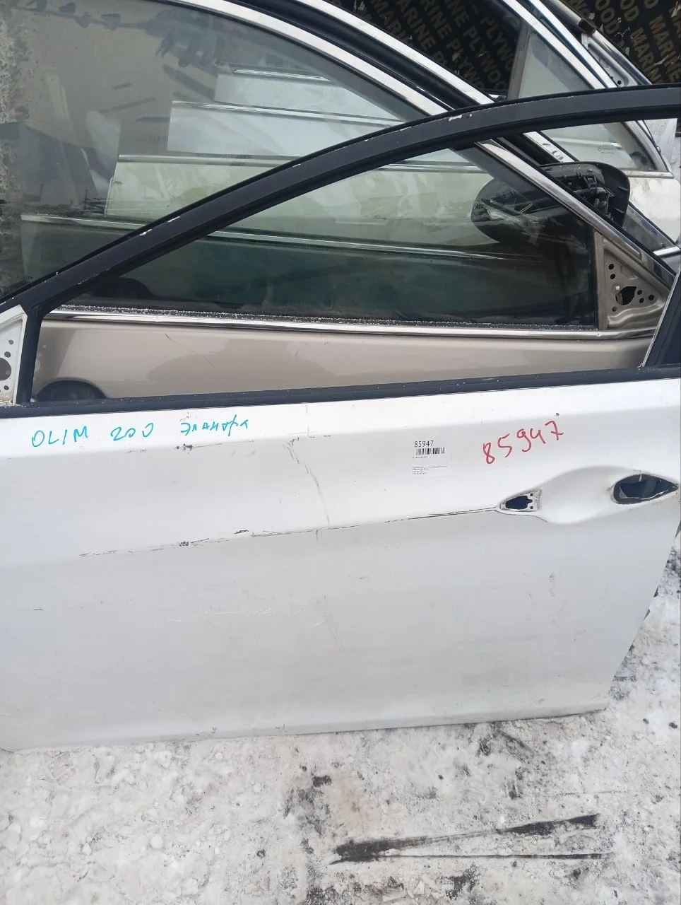 Дверь Hyundai Elantra 2010-2016 760043X001 5, передняя левая