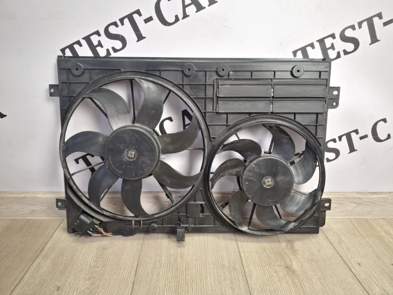 Вентиляторы охлаждения сборе диффузором VW Tiguan 1 2012-2018 5N