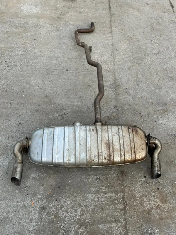 Глушитель Audi Q7 2008 7L8253609D 4L 3.0 ДИЗЕЛЬ CAS