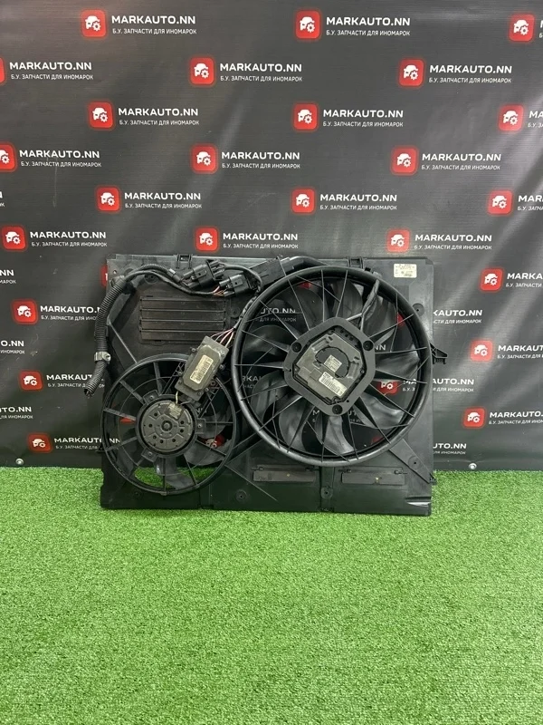 Диффузор радиатора Audi Q7 2007 7L0959455C 4L 3.0 ДИЗЕЛЬ BUG