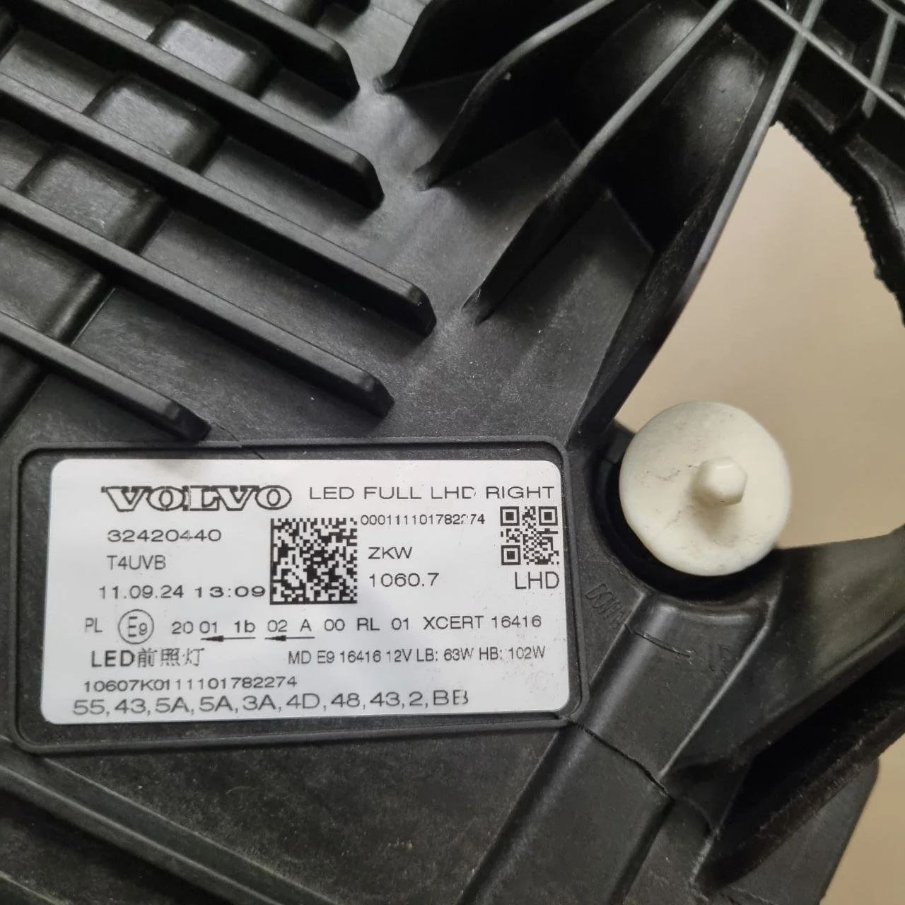 Фара правая Volvo XC60 2 (2021-н.в.)