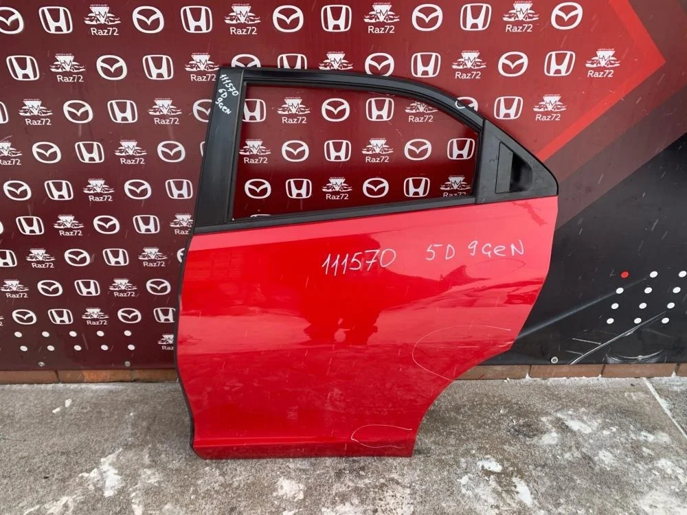 Дверь задняя левая для Honda Civic FK (9 gen) 2012 - 2017