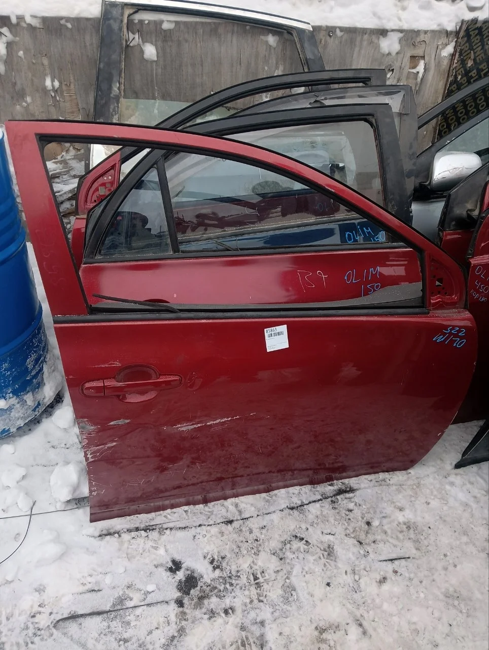 Дверь Toyota Corolla 2006-2012 6700112A30 150, передняя правая