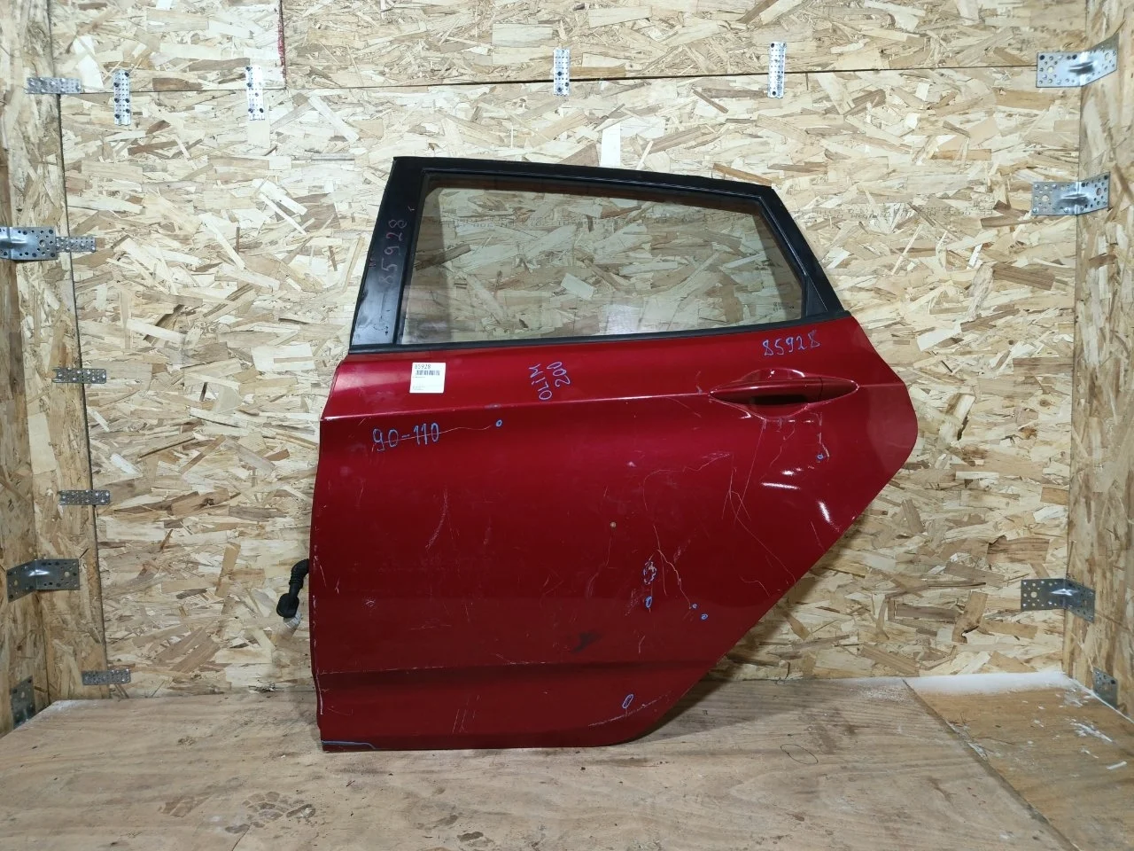 Дверь Hyundai Solaris 2010-2017 770034L000, задняя левая