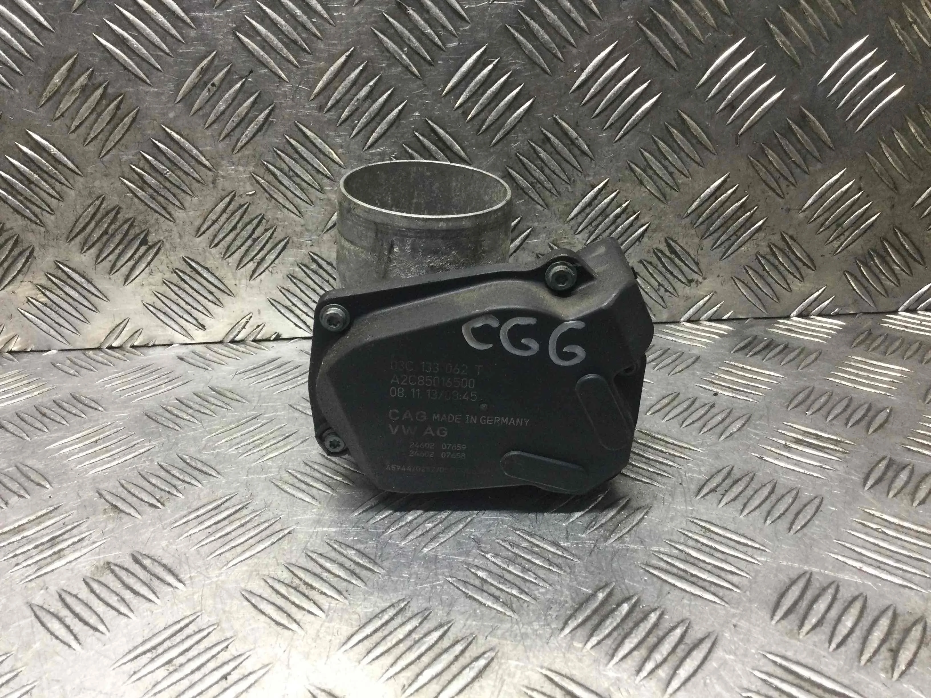 Заслонка дроссельная Volkswagen Polo 5 поколение (2009-2015) бензин 1.4 i Автомат Лифтбэк