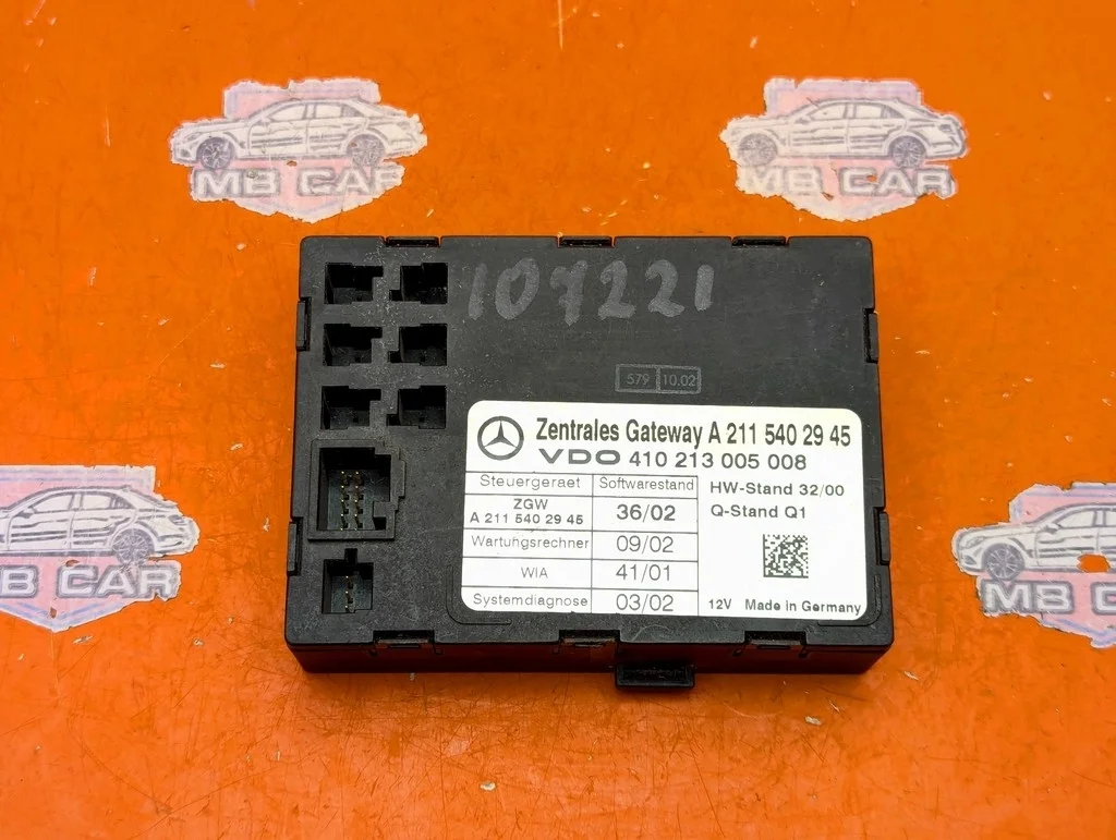 Блок ZGW CGW Mercedes-Benz