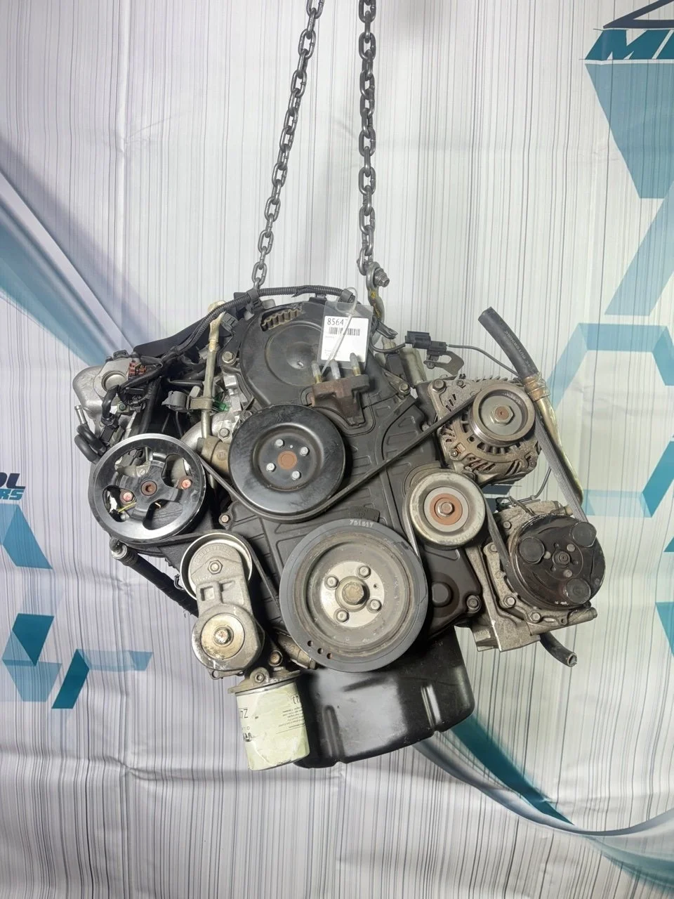 Двигатель Mitsubishi Outlander 1 2002-2008 1000A459 4G69