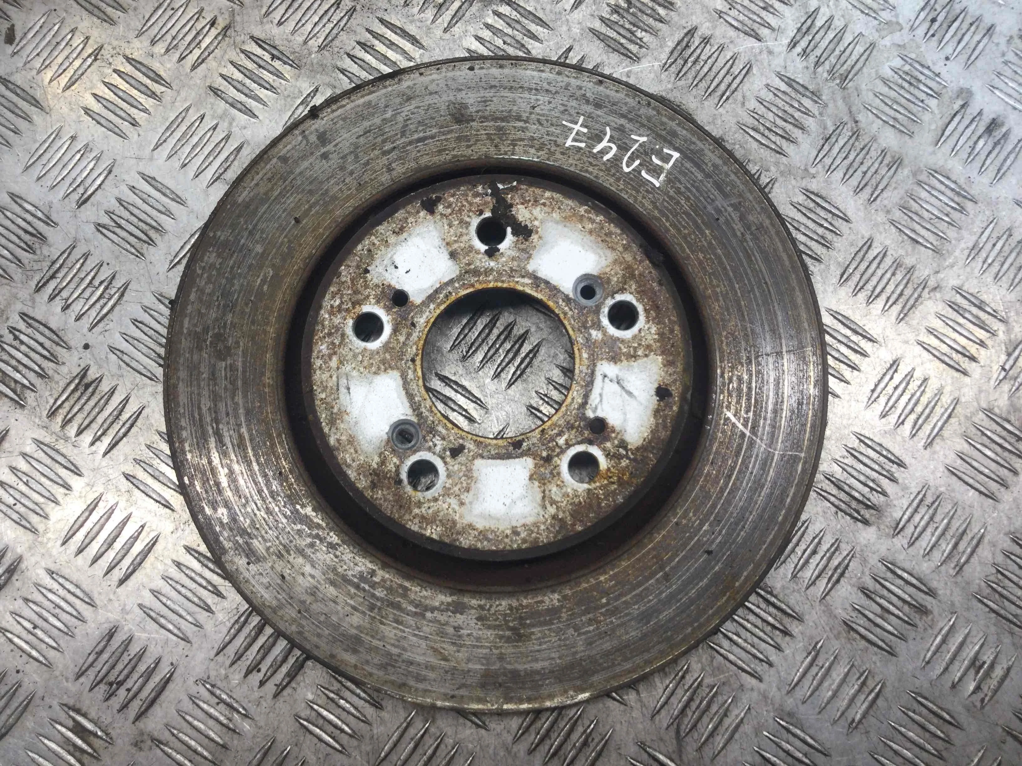 Диск тормозной передний Honda CR-V 3 поколение [рестайлинг] (2009-2012) бензин 2.0 i Автомат Кроссовер