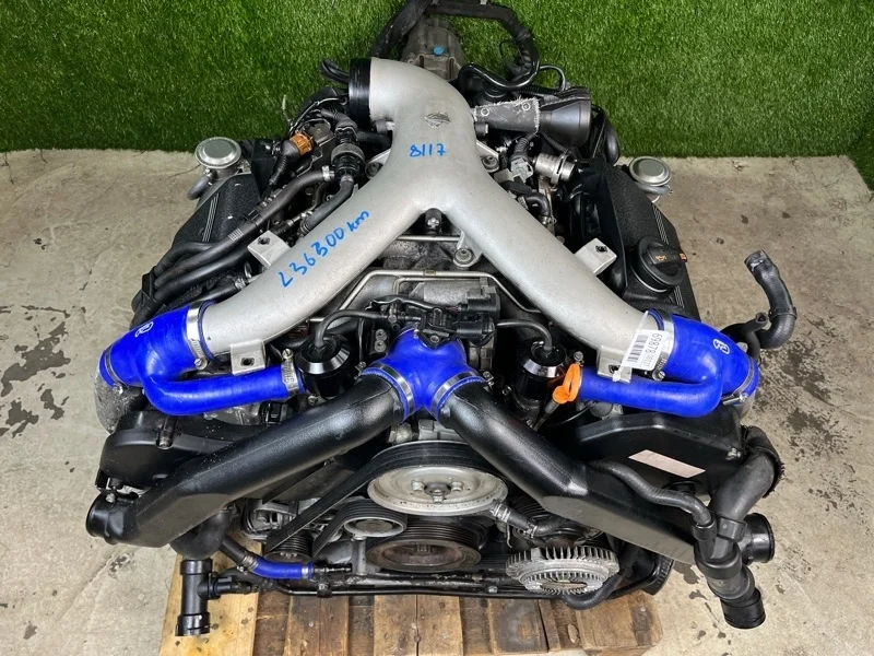 Двигатель из Японии Audi A6 2002 078100105QX C5 BES 2.7T