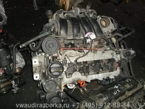 Контрактный двигатель BLF Volkswagen Golf 5 1.6 FSI без навесного