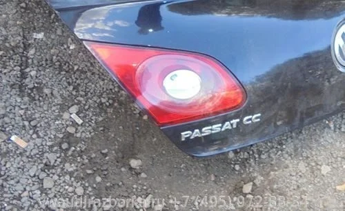 Фонарь задний левый в крышку багажника Volkswagen Passat CC