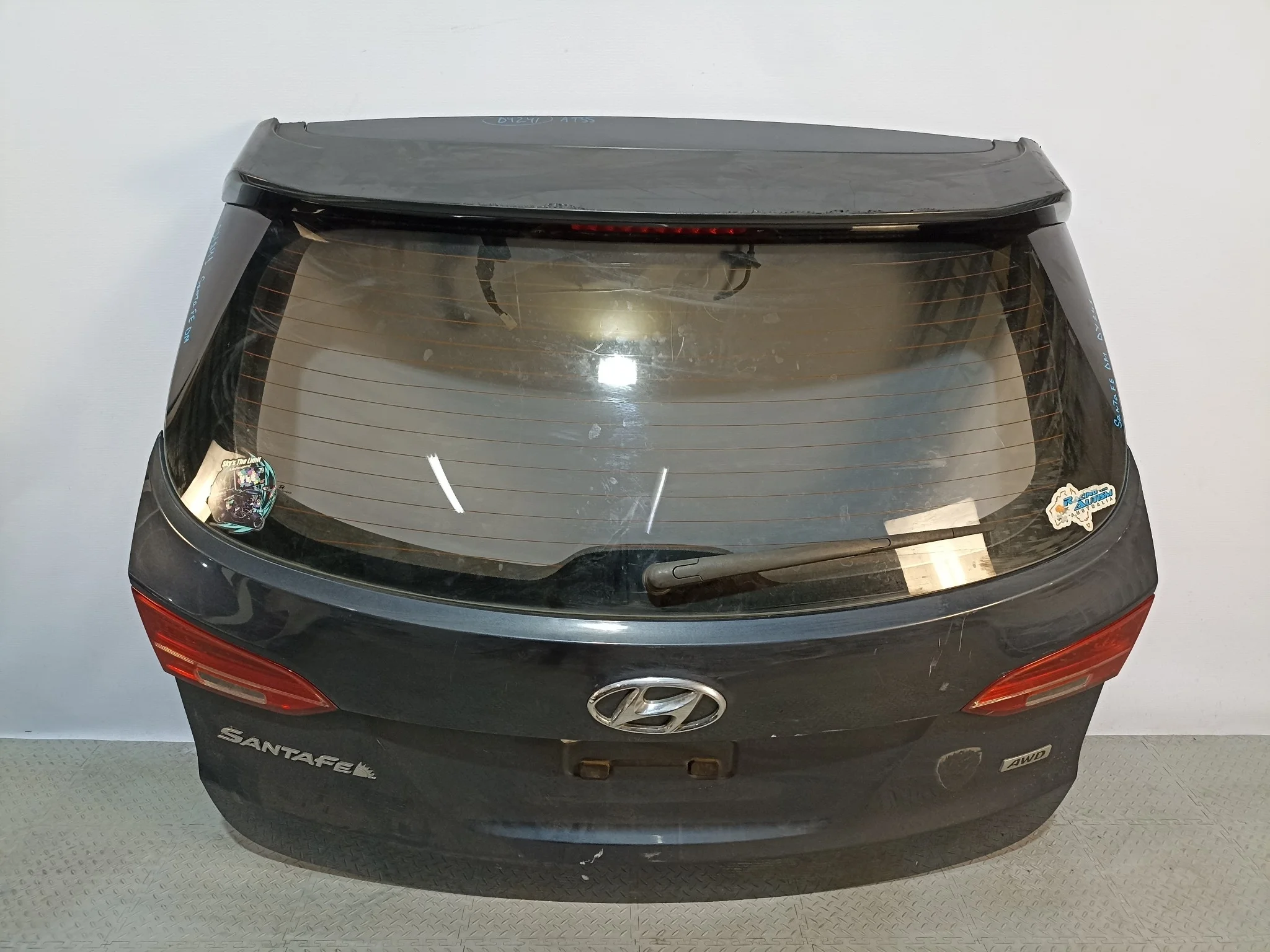 ДВЕРЬ ЗАДНЯЯ HYUNDAI SANTA FE 737002W020 синий DY241