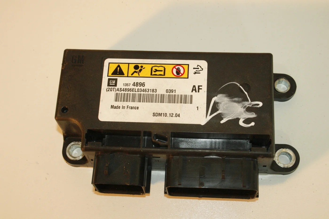 Блок управления аэрбегами 13574896 Опель Астра J