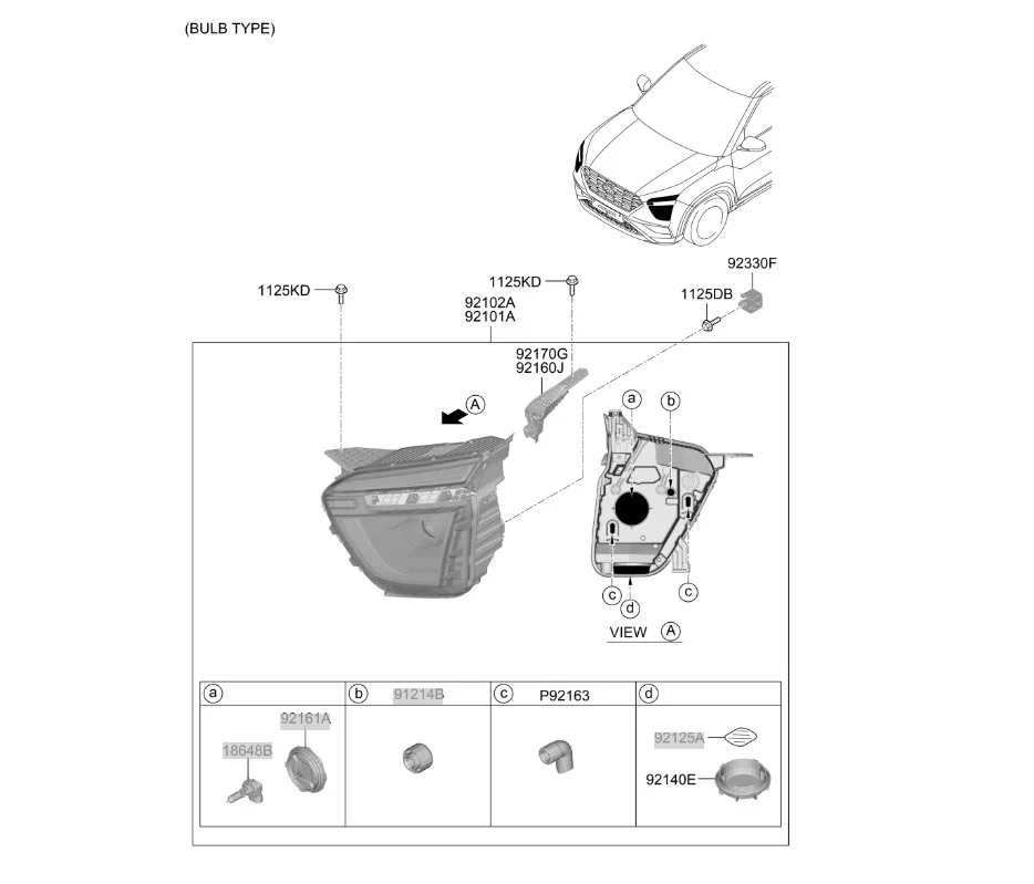 Фара Hyundai Creta 2022 SU2
