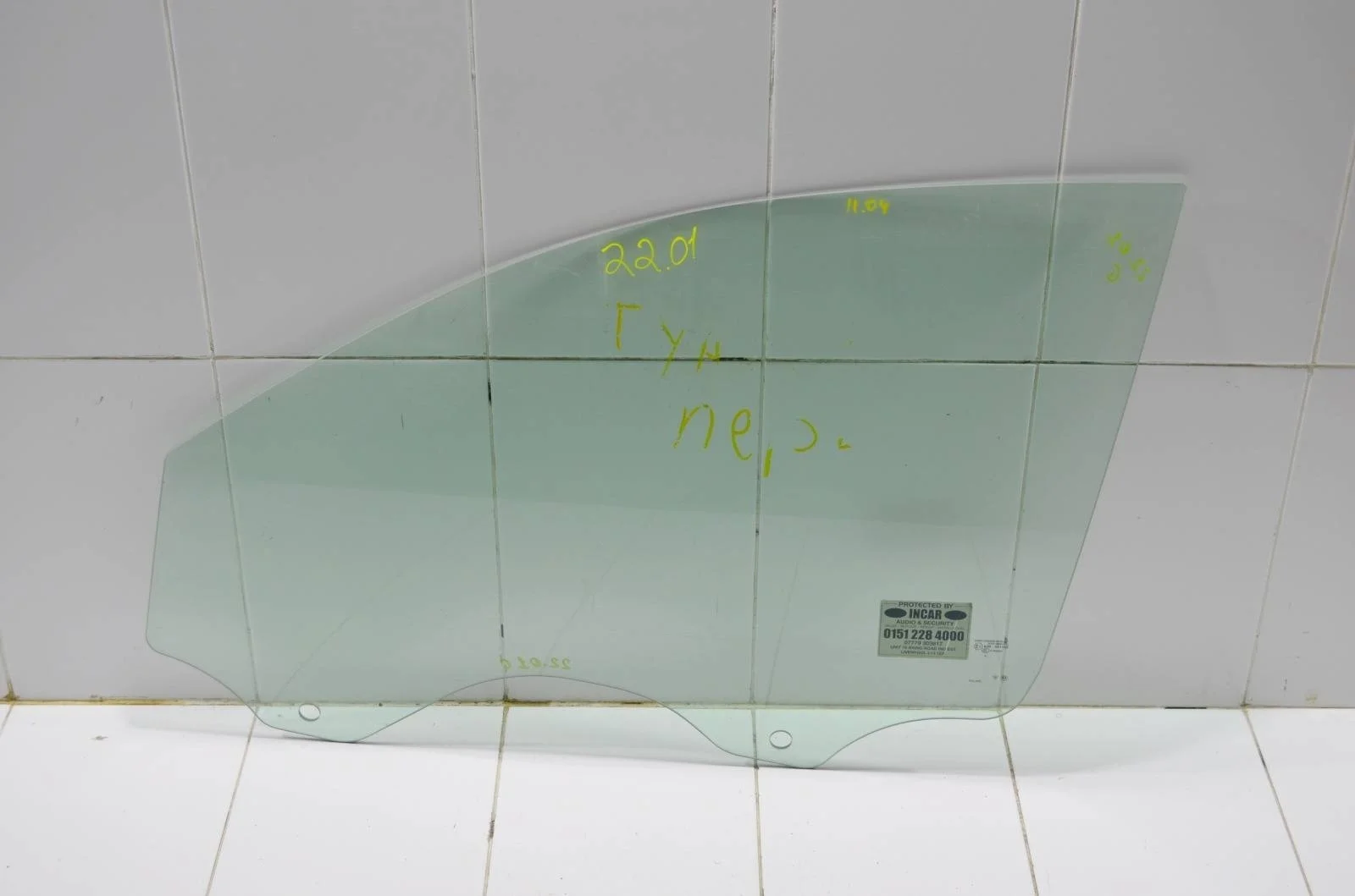 Стекло двери VOLKSWAGEN TOUAREG 2005 7L0845201F 7L, переднее левое