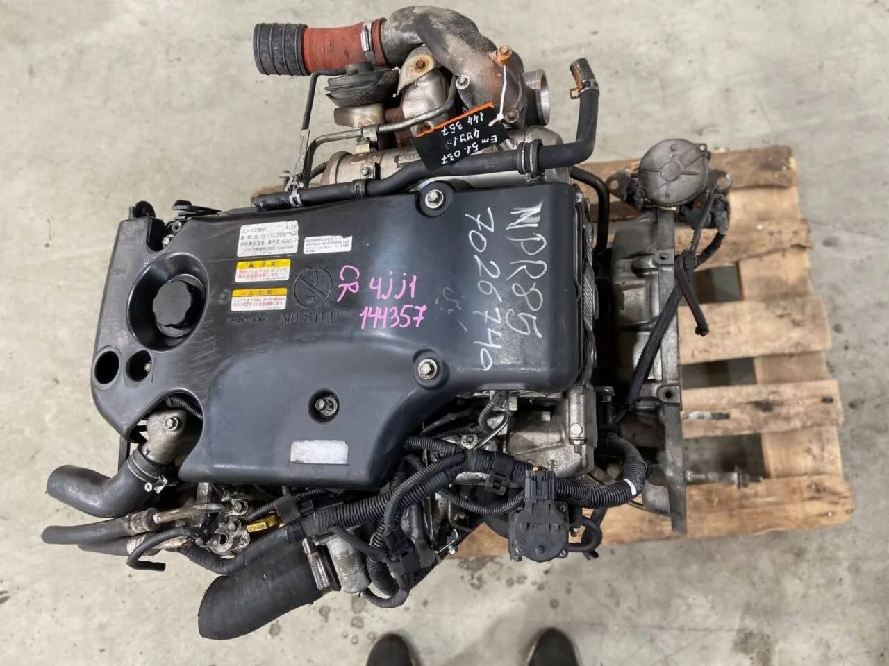 Двигатель 4JJ1 Isuzu 3.0л 175лс Евро 3 в сборе