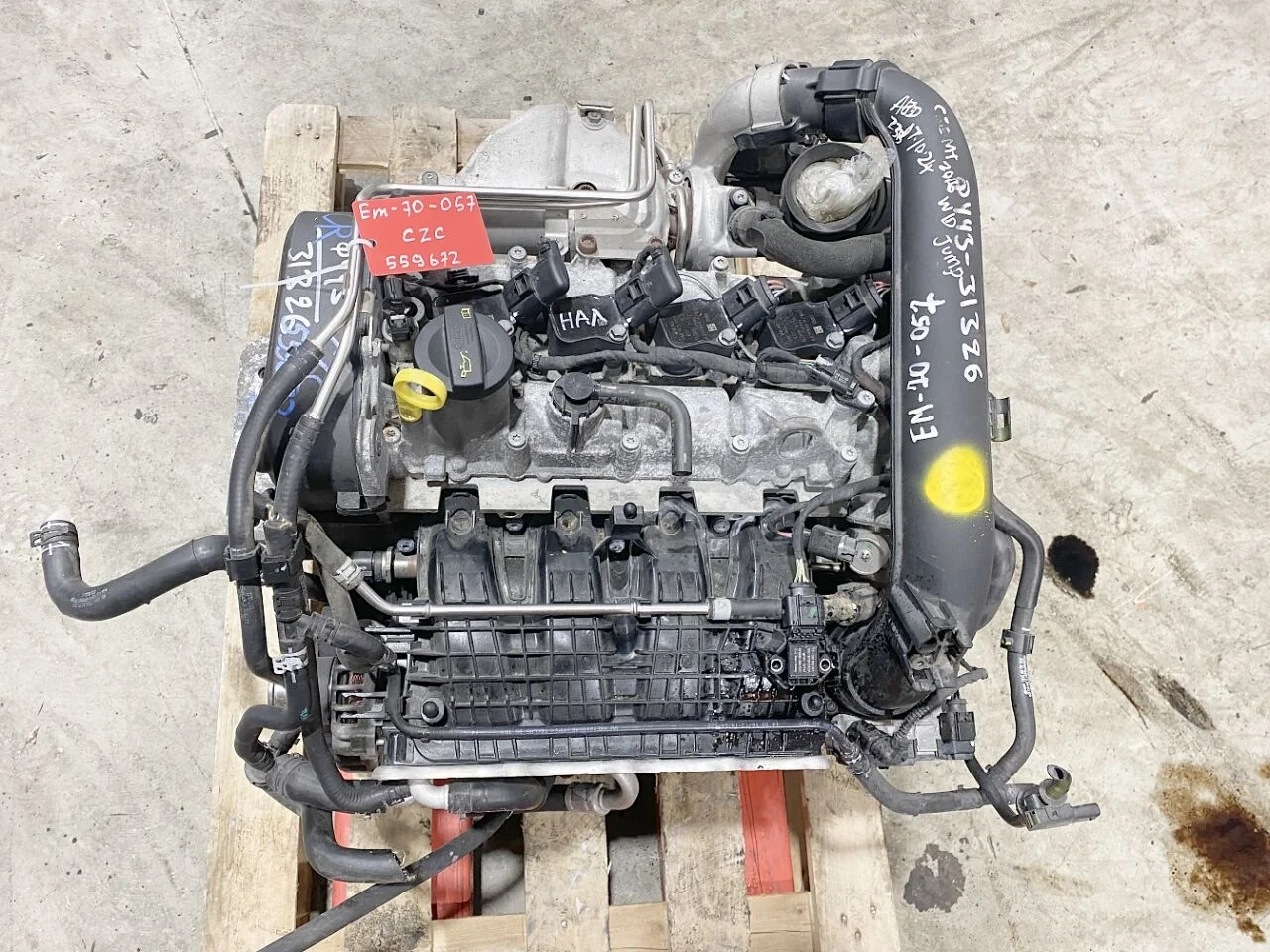 Двигатель CZC для Skoda Yeti 1.4 л 125 л с В сборе с гарантией