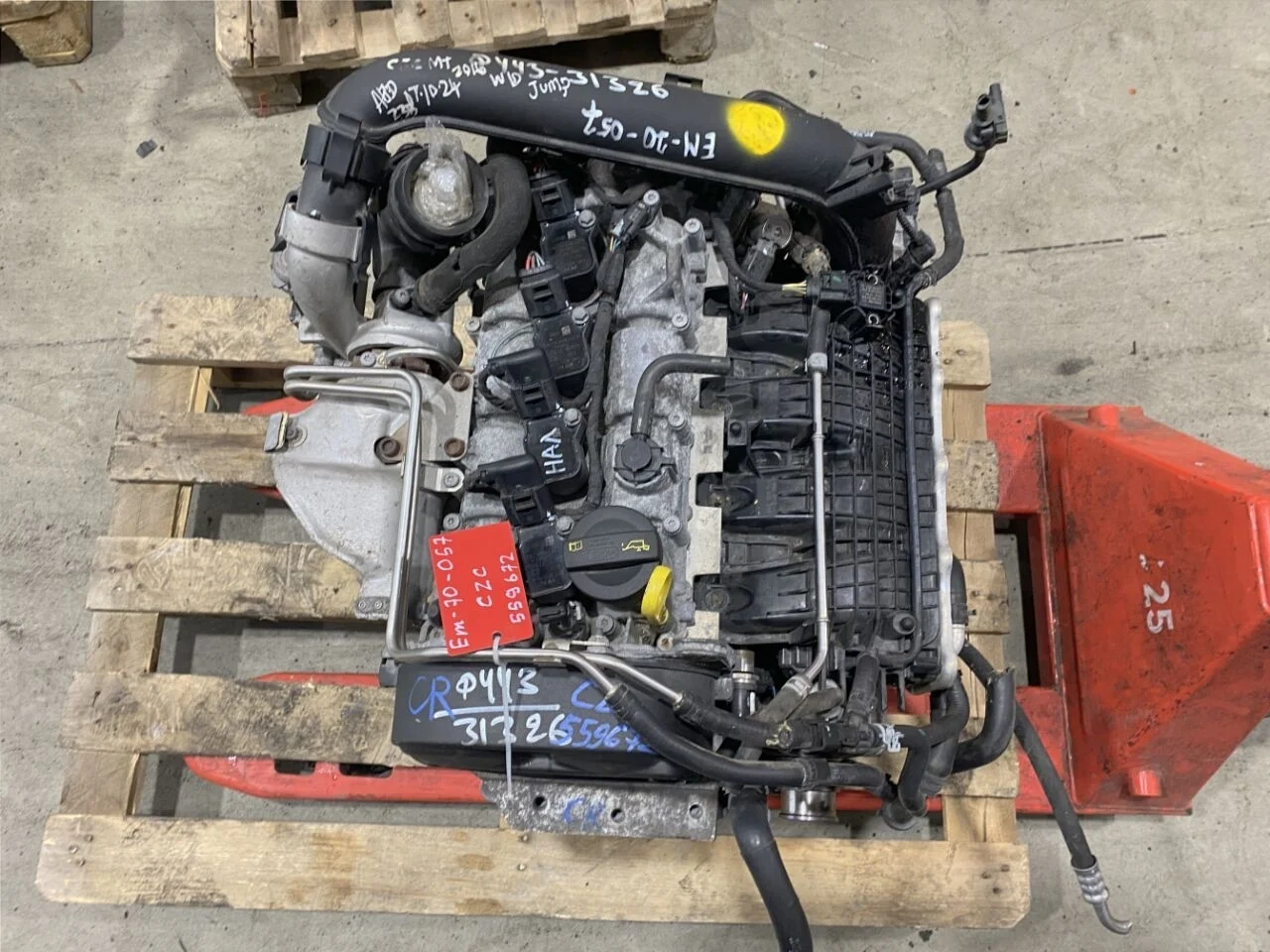 Двигатель CZC на Skoda Rapid 1.4 л 125 л.с В сборе Б/У