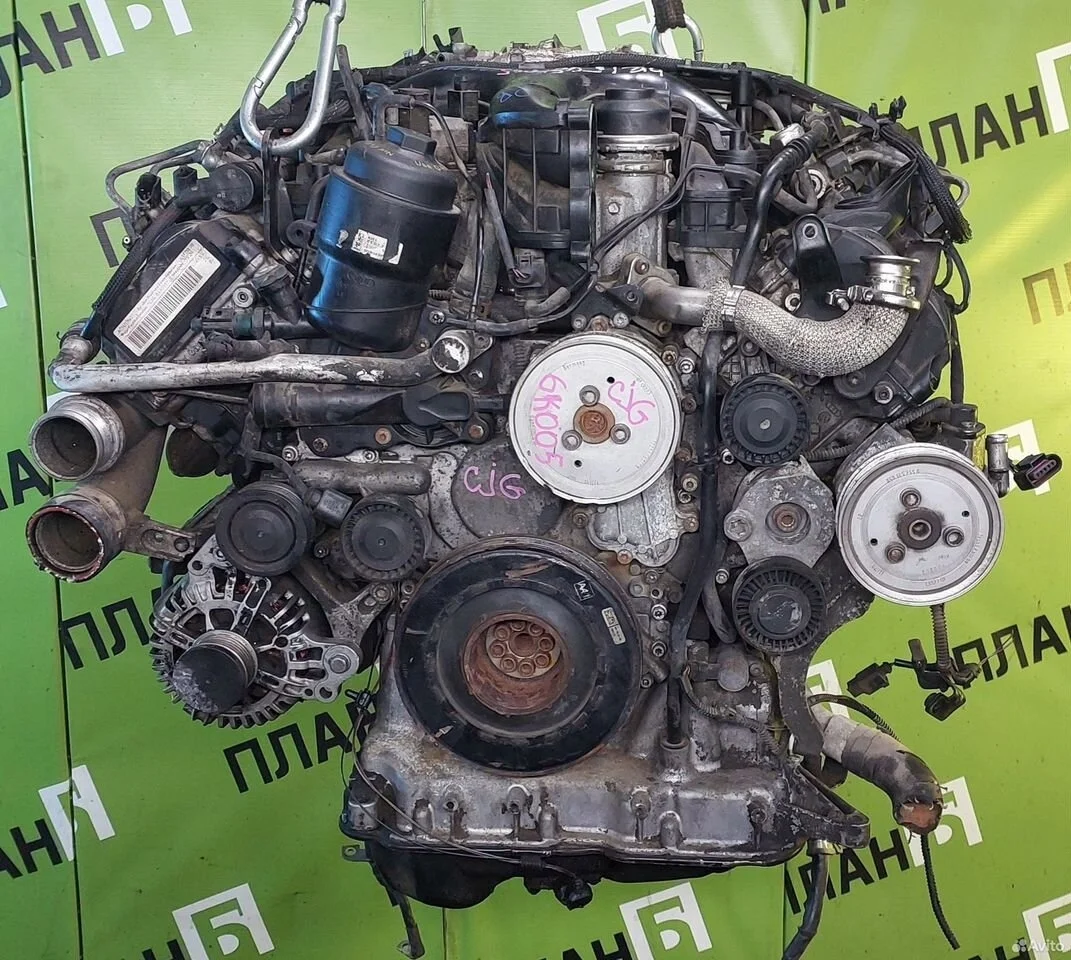Двигатель audi q7 3.0d cjga 2009-2015 с навесным